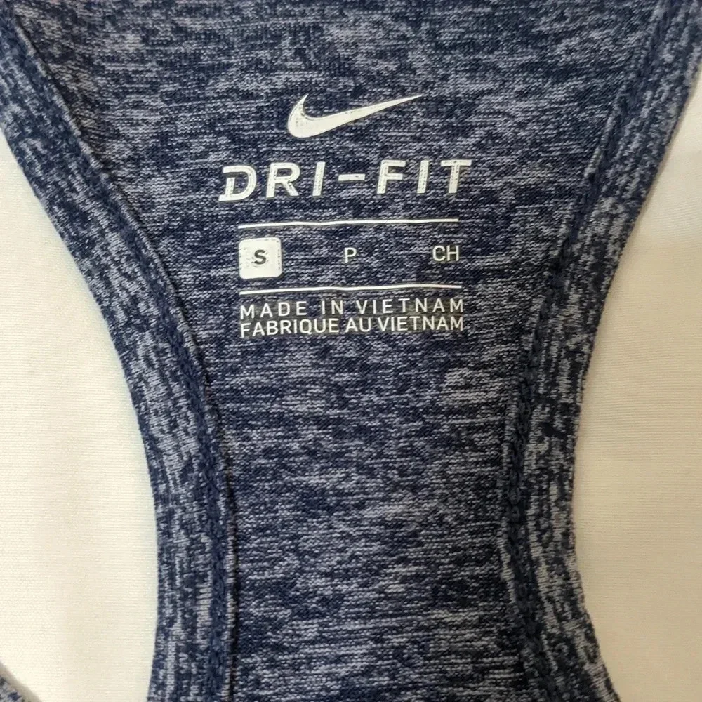 Nike Dri-Fit Racerback Tank Top, Color Blue/Gray Size S